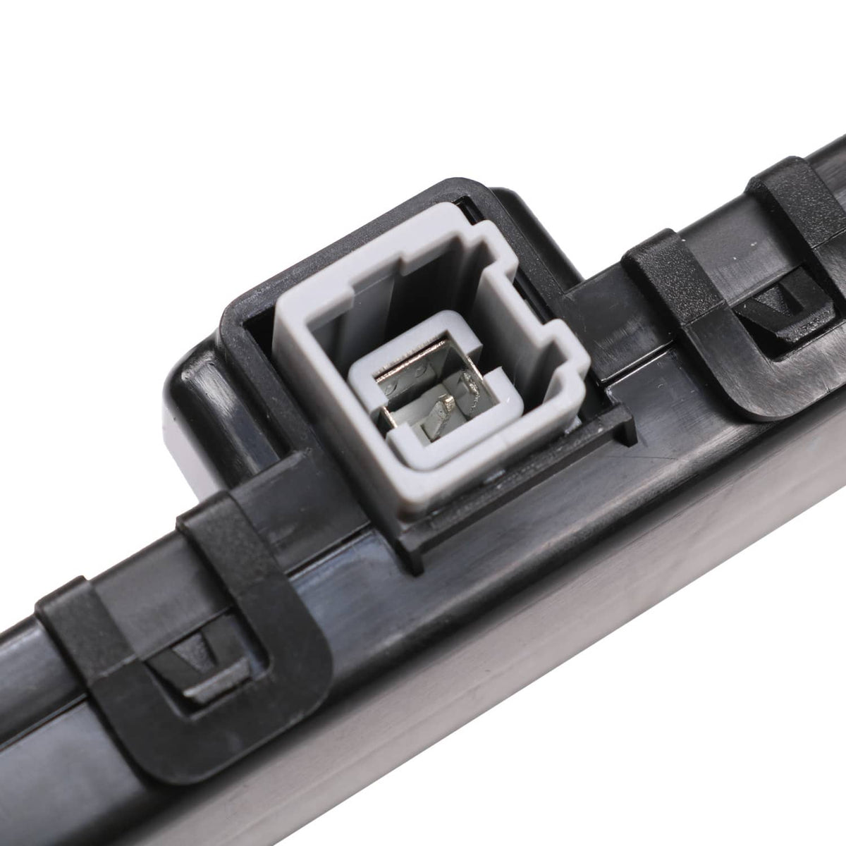 Close-up of remote car start module electrical connector socket