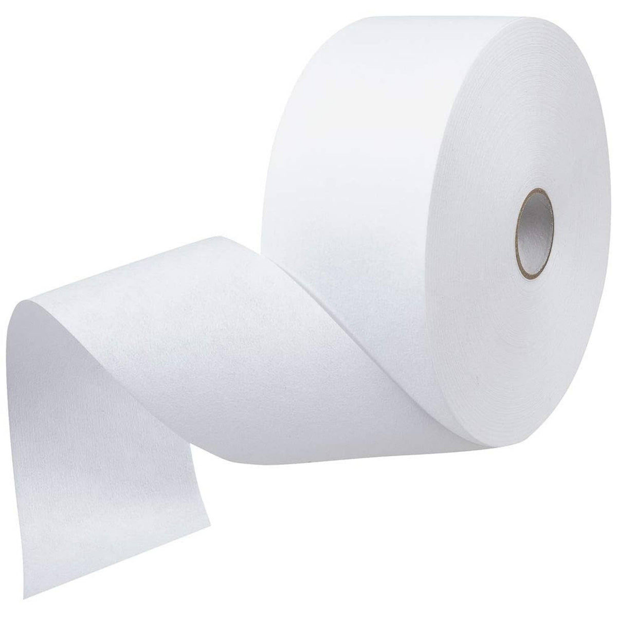 Non-woven epilating roll with dispensing strip, white