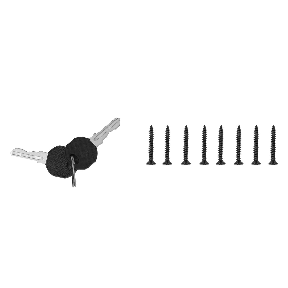Dash cover lock keys with screws included