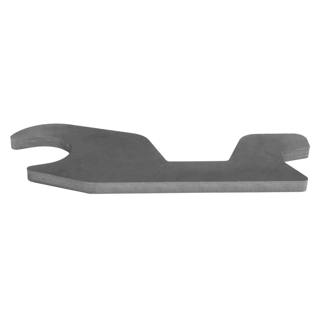 Steel quick-change bucket ear attachment for John Deere, single gray bracket profile