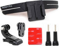 Action Pro 3M chin mount strap device with black flexible helmet strap and mounting wings