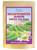 Decaffeinated jasmine green tea bag pouch, 100 count pack