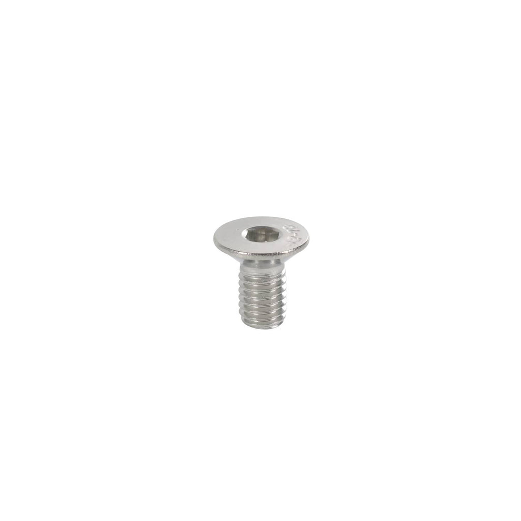 Single silver hex-head bolt with washer-style head for engine cover plate