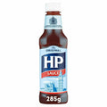 HP brown sauce bottle front view, 285g The Original label