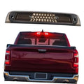 Smoked LED third brake light assembly with central LED grid and side mounting holes.