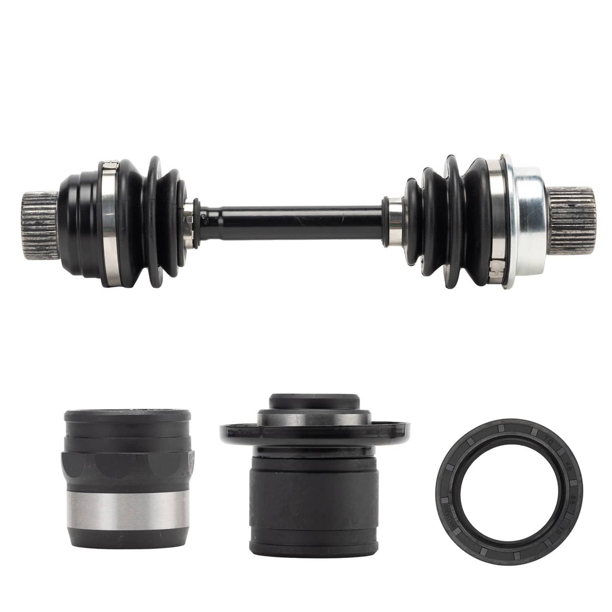 RivetOak Front Differential Drive Shaft w/Couplers for Yamaha Grizzly 660 99999-03630-00