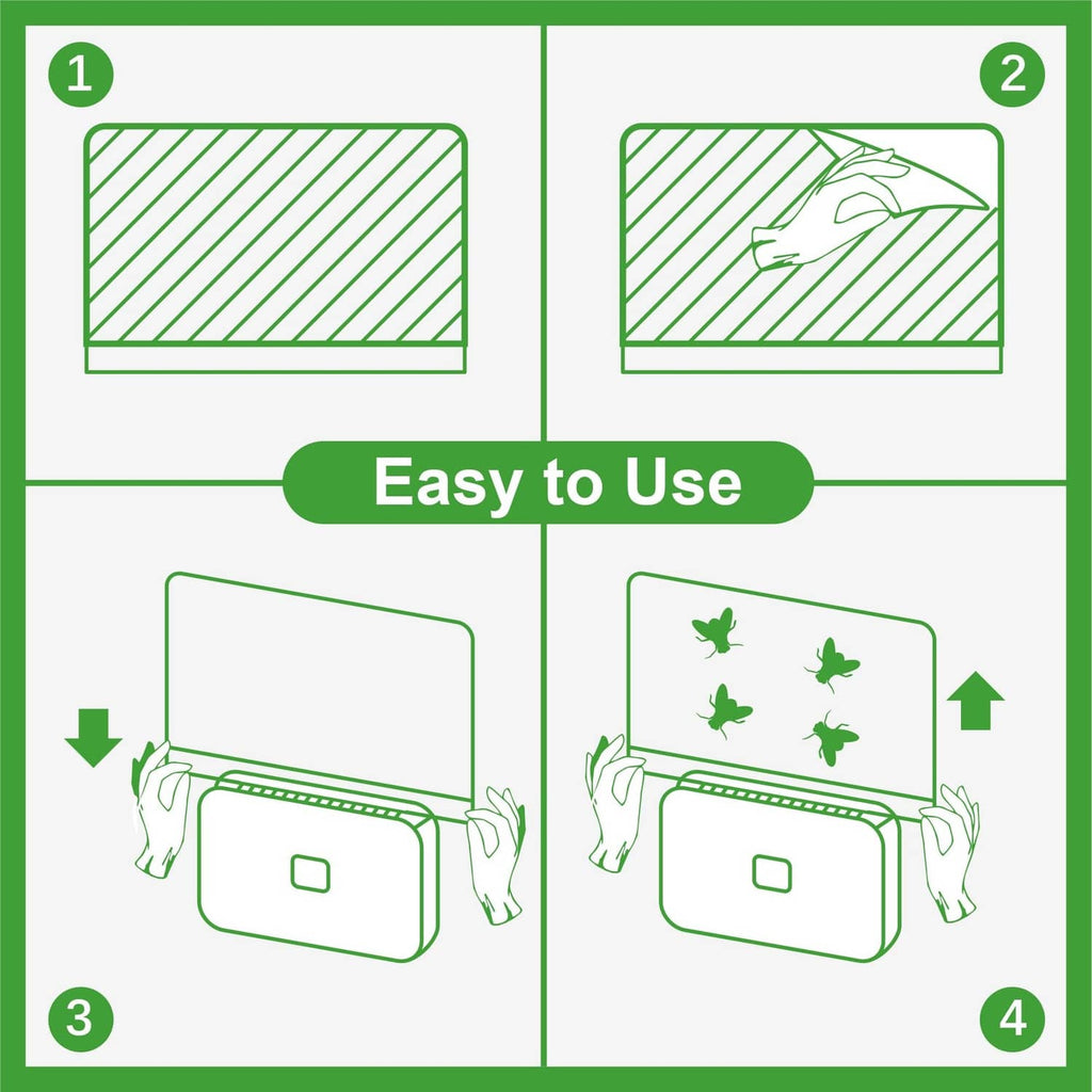 Instruction diagram for applying peel-off UV refill cards to device