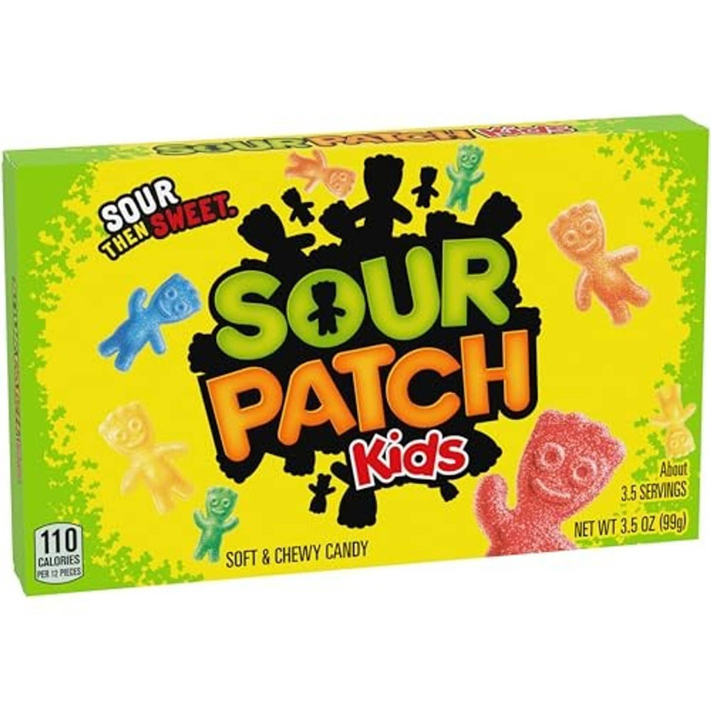 Sour Patch Kids candy box, soft and chewy, 3.5 oz