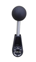 Club Car forward-reverse golf cart shifter knob on metal handle, textured round top