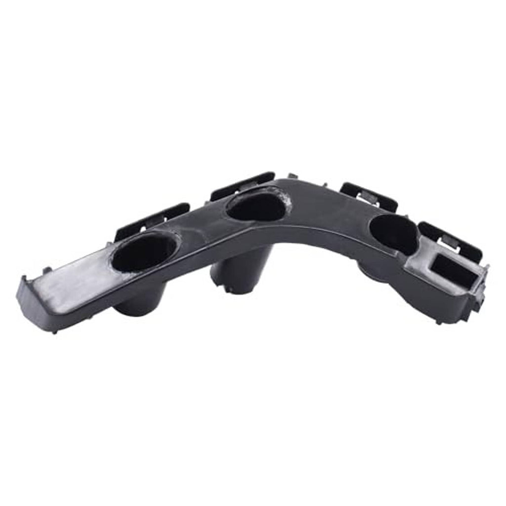 Single dark gray bumper retainer bracket with four round openings and mounting tabs
