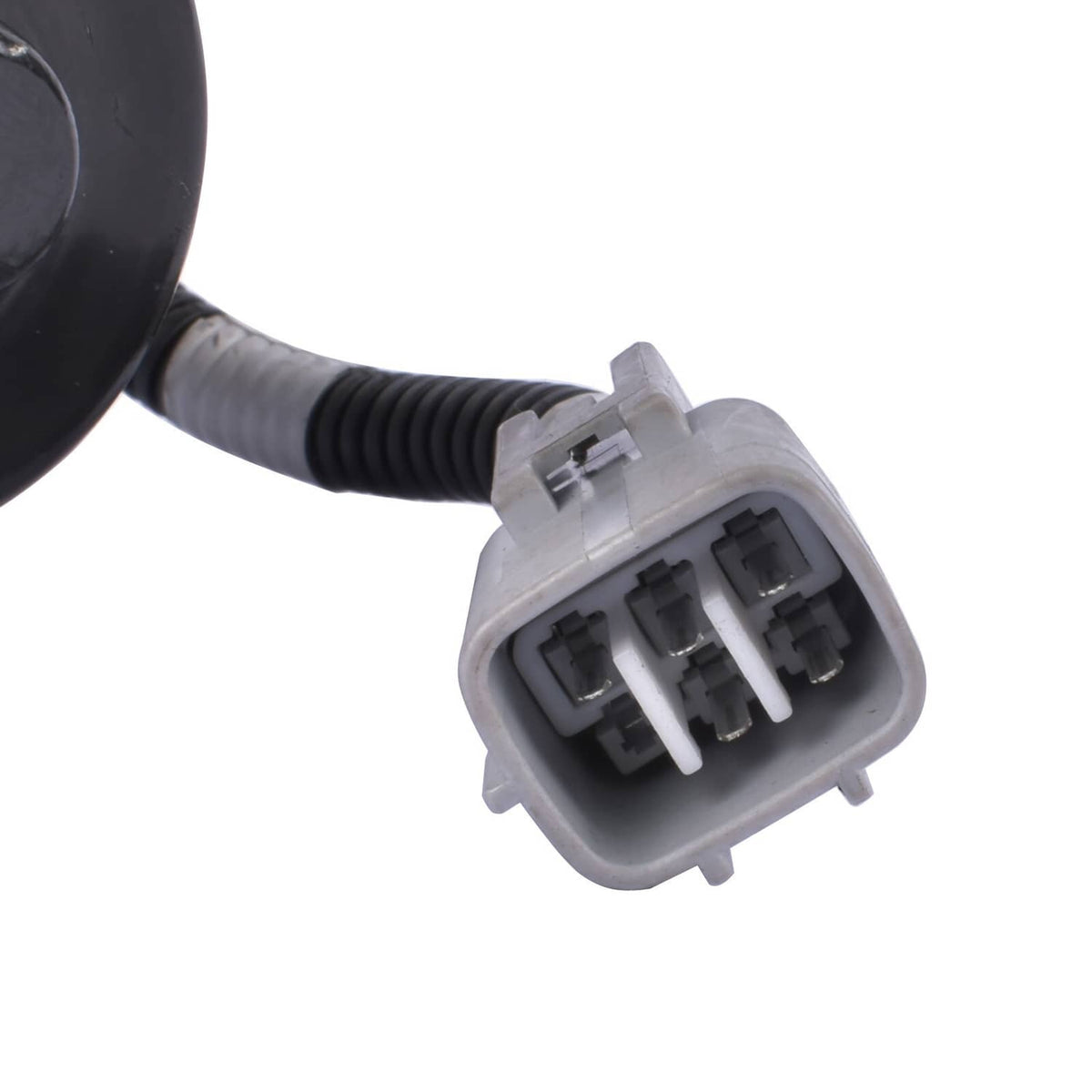 Rear differential lock actuator electrical connector with gray housing and wire lead