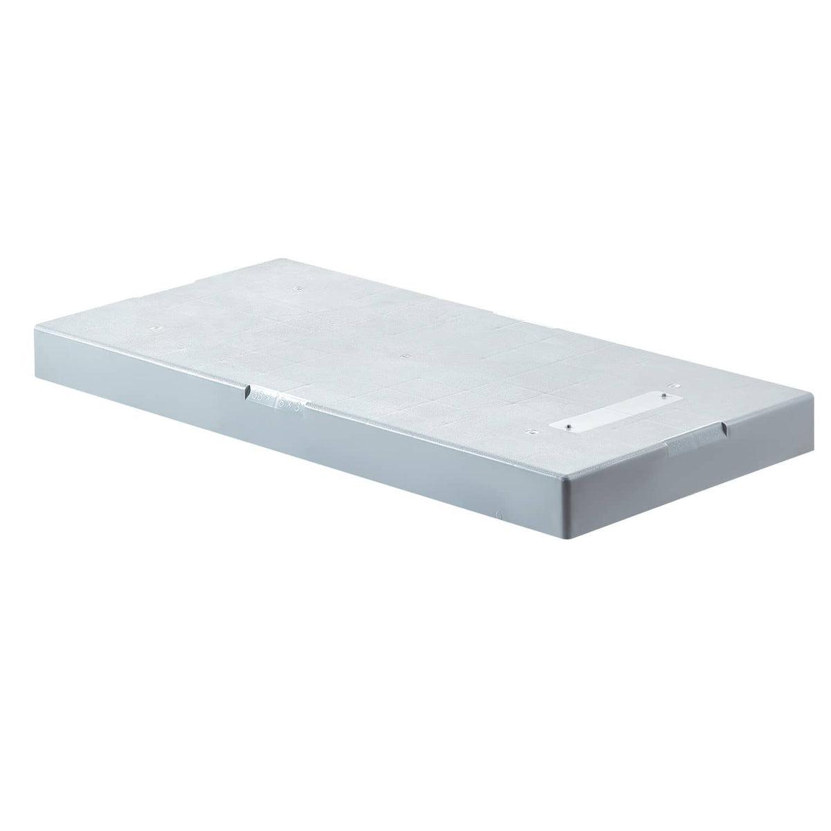 Anti-vibration outdoor mini split pad with a light gray base plate