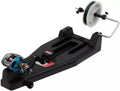 Berkley portable fishing line spooling station with black base and white spool holder
