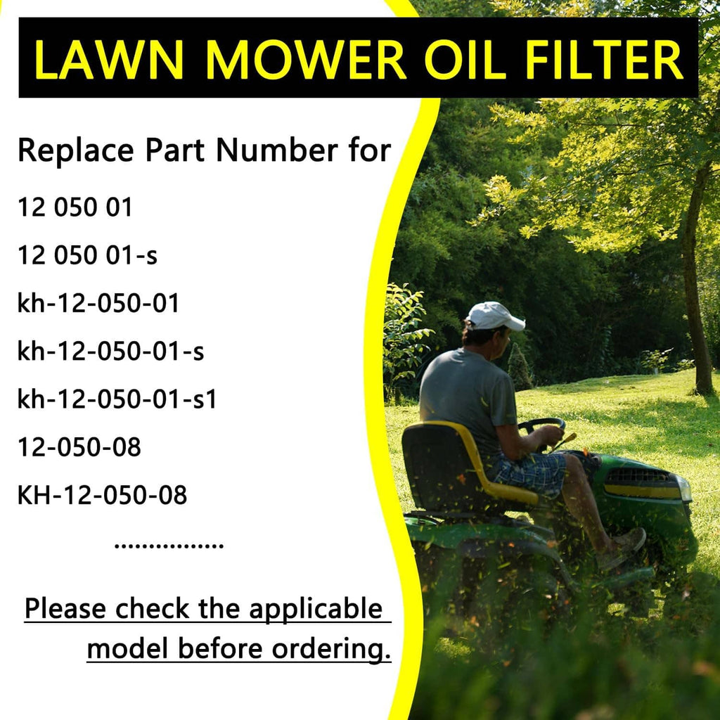 Cylindrical black oil filter with metal end plate and center threaded outlet