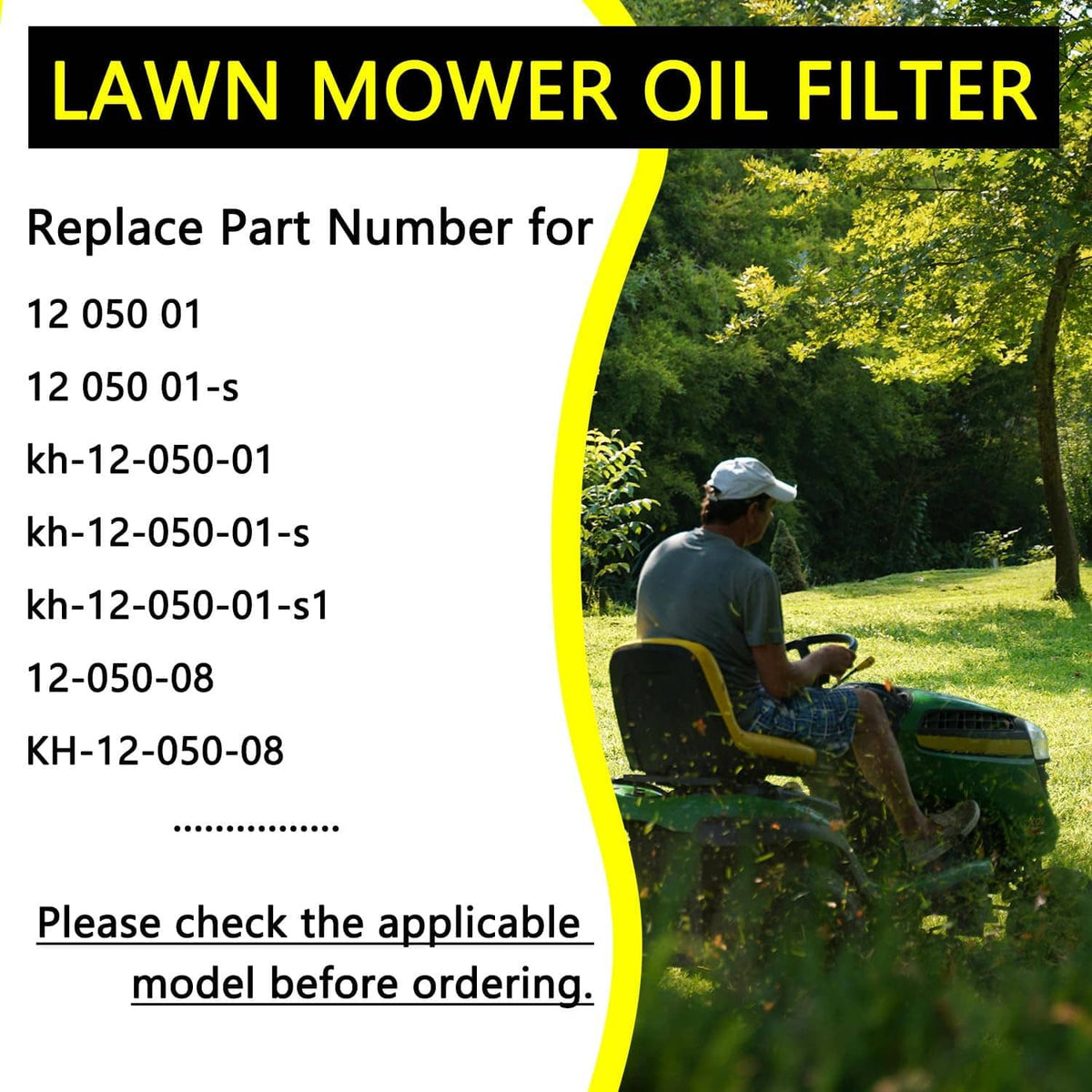 Cylindrical black oil filter with metal end plate and center threaded outlet