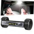 Universal LED light bar with 5 amber LEDs and nylon roll-cage mounting straps