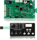 Green Pentair MasterTemp control circuit board with ribbon connector edge