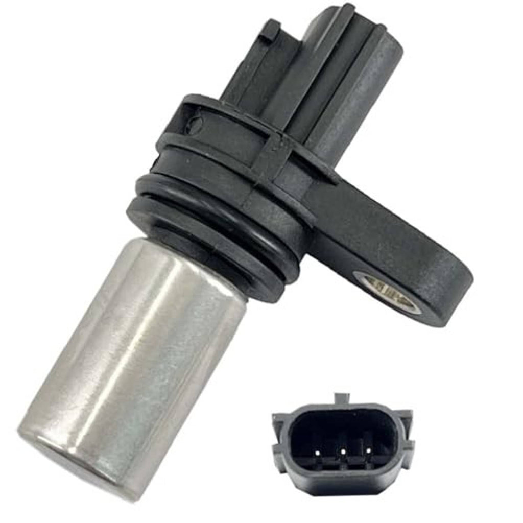 Crankshaft position sensor with black mounting body and silver cylindrical section
