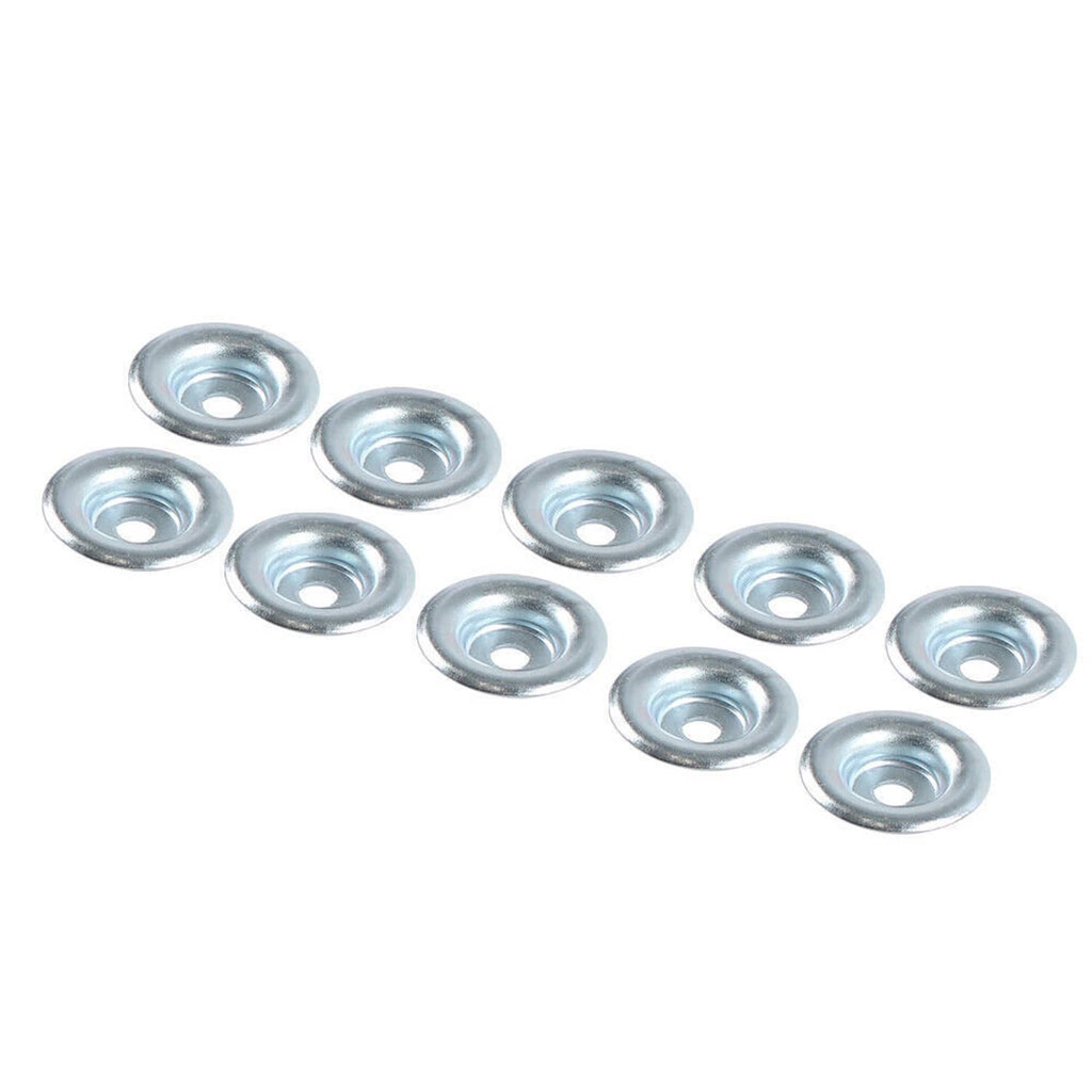 Galvanized round washers with center holes for skid plate bolt mounting