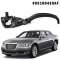 Front right steering knuckle assembly with black control arm and bushing mounts