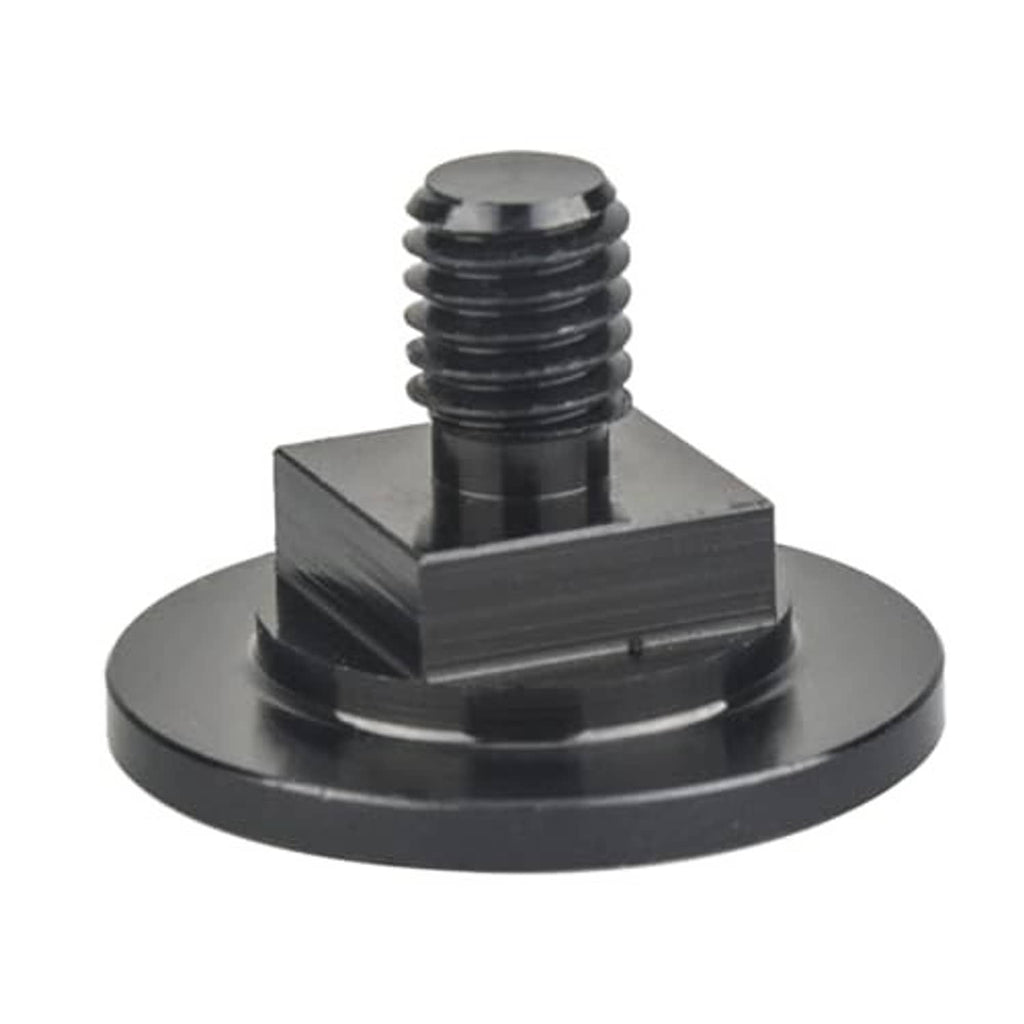 Black threaded screw post with square base for welding hood helmet attachment