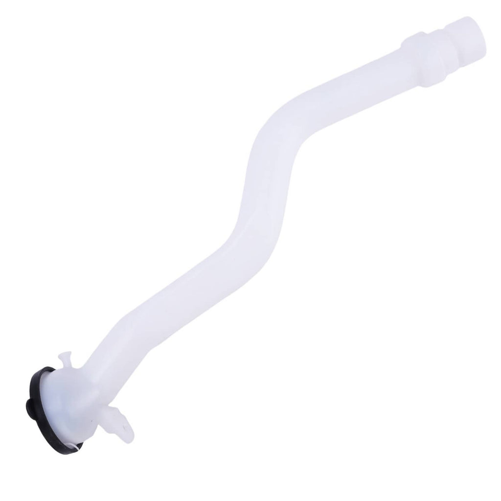 White windshield washer hose with black end grommet