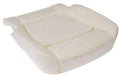 Front driver side seat cushion pad, cream foam with stitched center seams