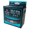 WELDTITE self-seal inner tube box, 700C x 28C–35C, Presta valve, black/black