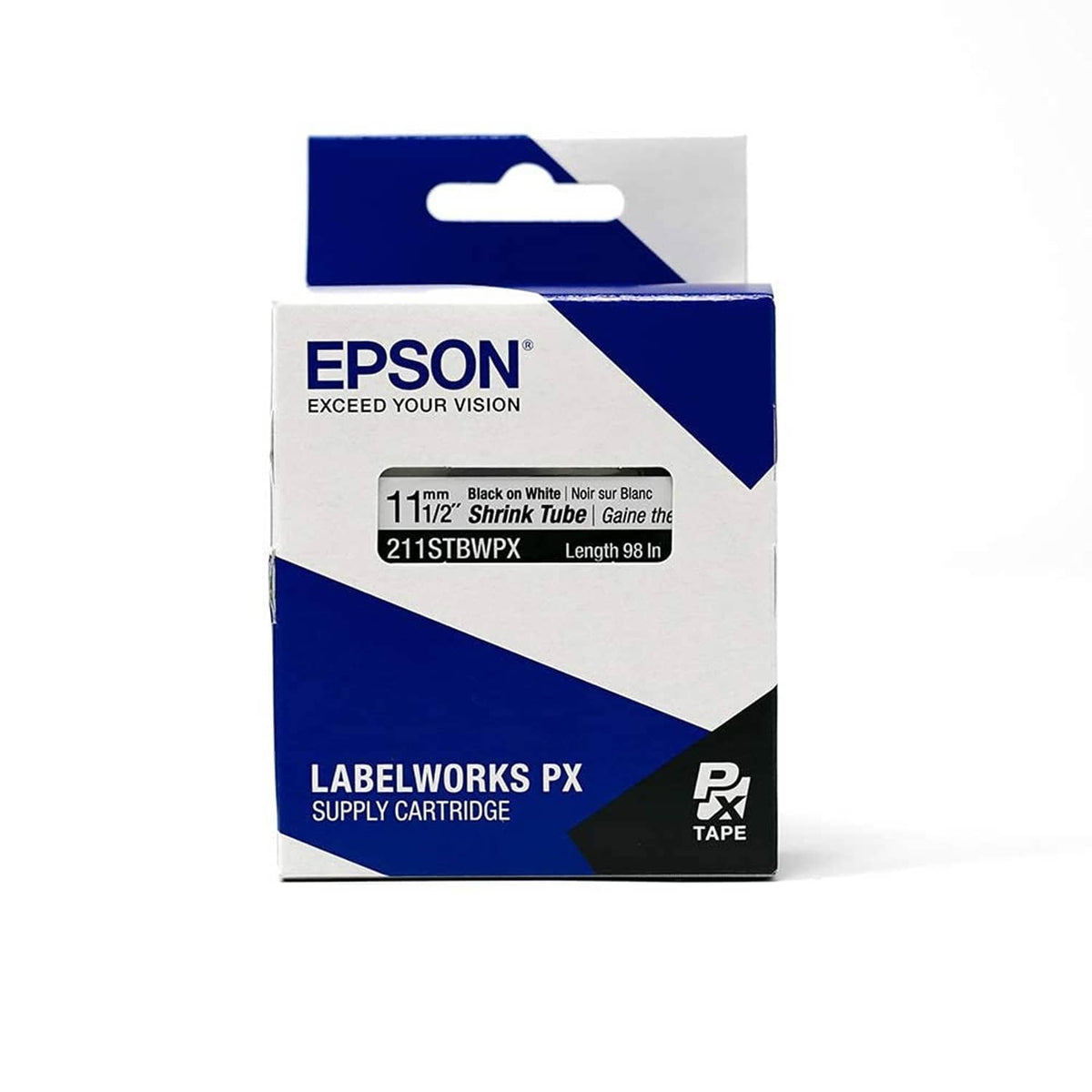Epson Labelworks PX supply cartridge box for 11mm white heat shrink tube