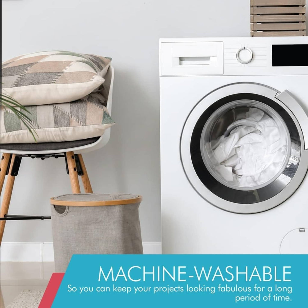 Machine-washable polyester fiber fill for stuffing projects, white fluffy fill