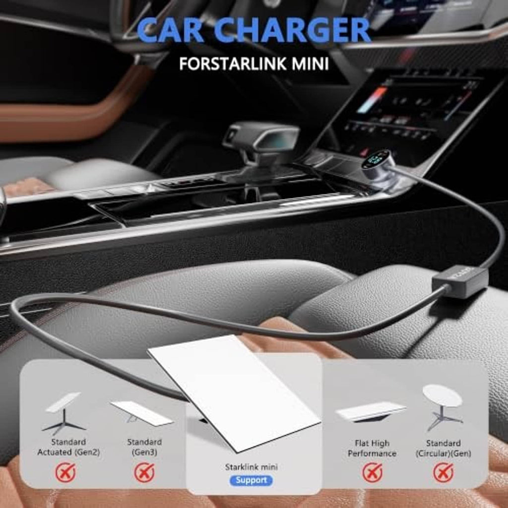 Car dashboard cigarette-lighter adapter with connected power cable