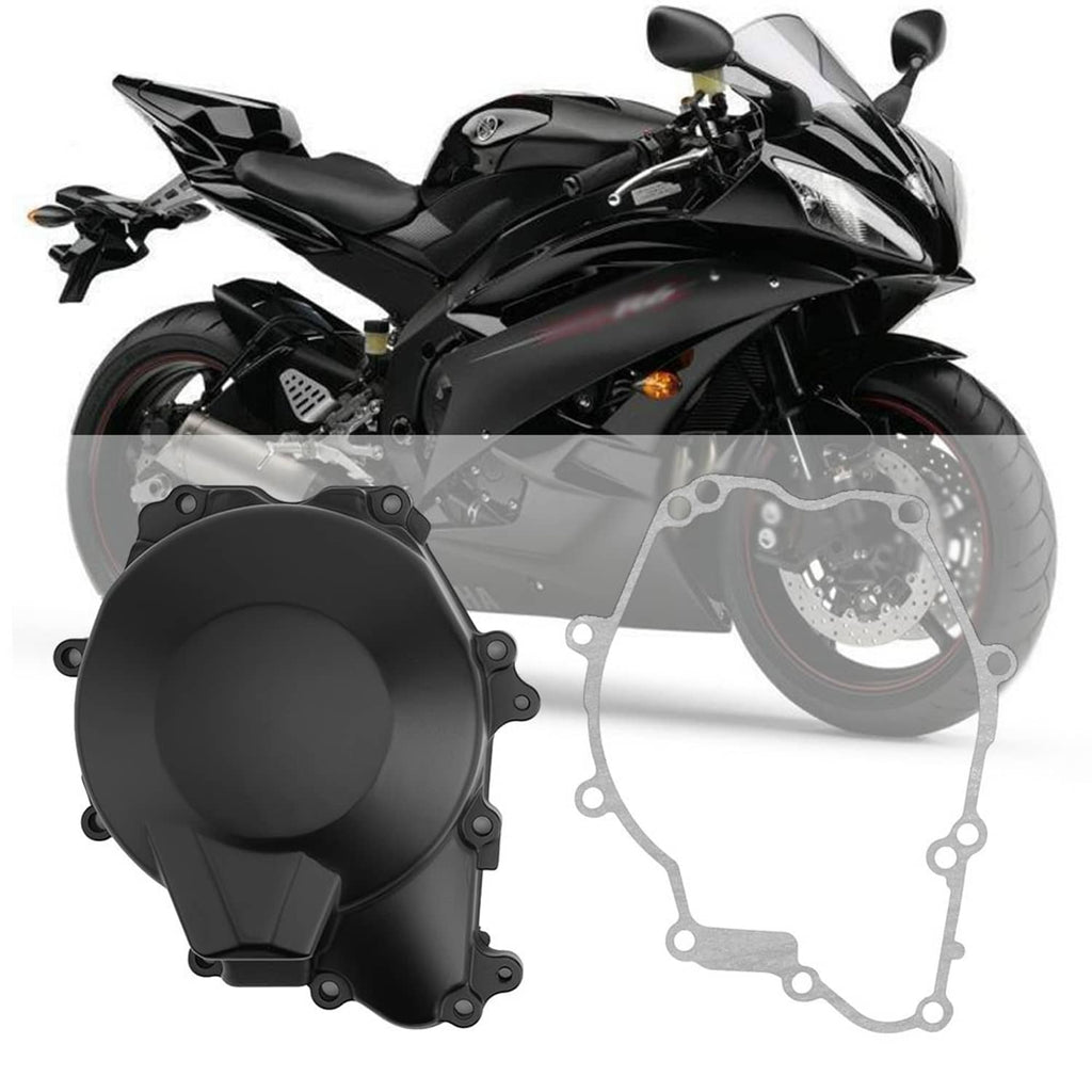RivetOak New Left Engine Crankcase Starter Stator Cover For Yamaha YZF-R6 2003 2004 2005