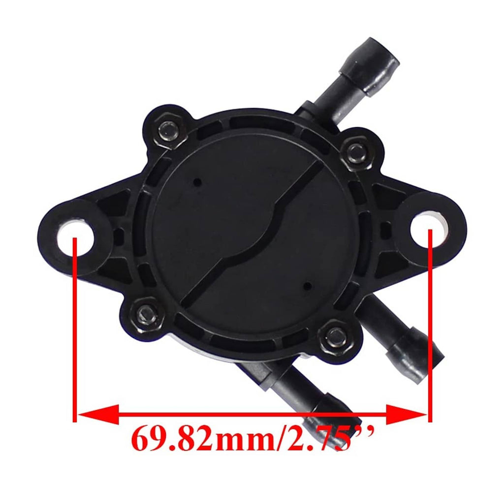 Fuel pump diaphragm cover, showing 69.82mm (2.75 in) width