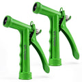 IRRIGLAD green pistol-grip hose nozzle, two-pack with metal hose threads
