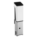 Sous vide precision immersion circulator with black LED display and white body
