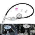 High pressure IPR air test tool with pressure gauge, hose, and valve assembly