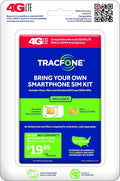 TracFone 4G LTE bring your own smartphone SIM activation kit retail package