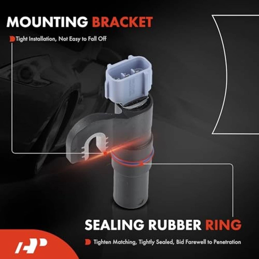 Mounting bracket and sealing rubber ring graphic for camshaft position sensor