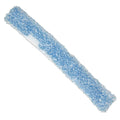 Blue microfiber window cleaning refill sleeve, 18-inch comb tool replacement