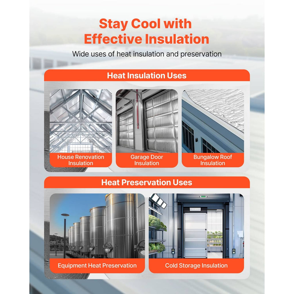 Reflective insulation roll material with silver foil layers and air bubble film