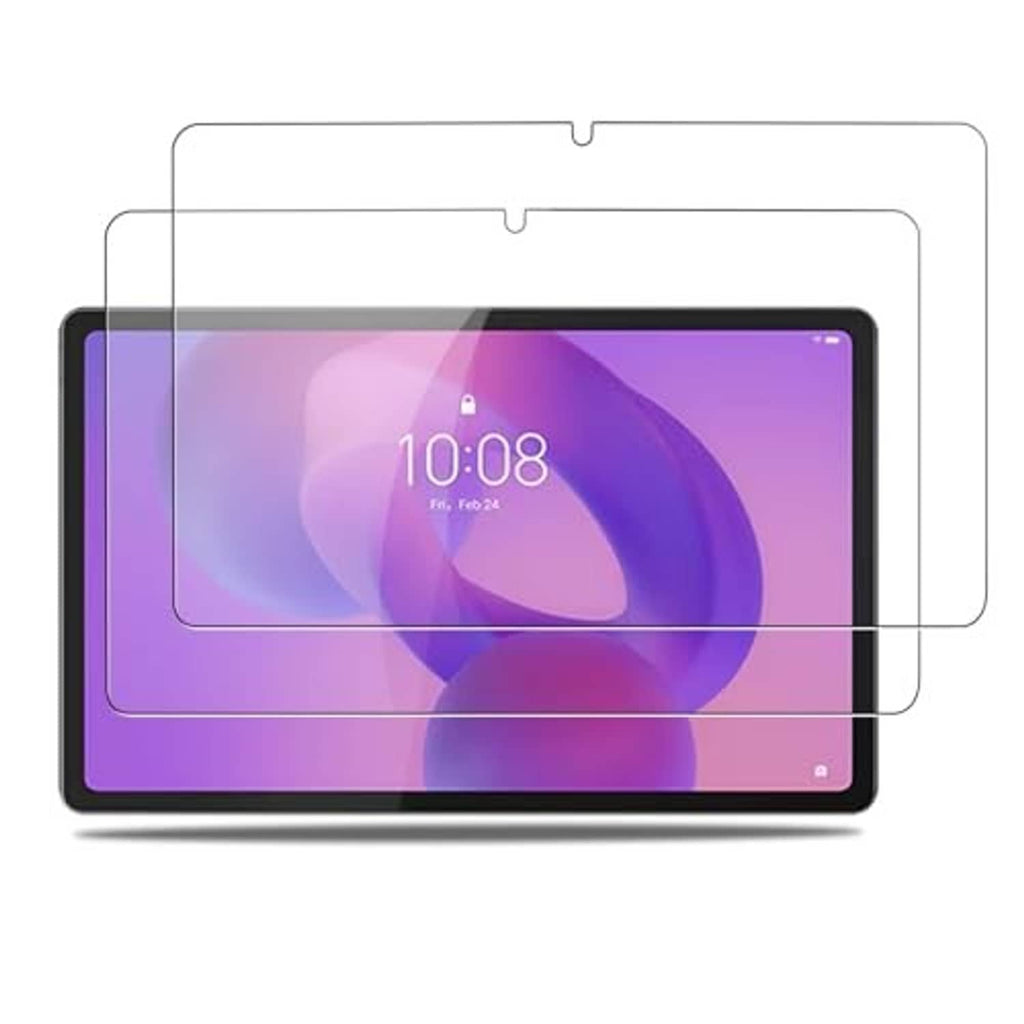 Clear tempered glass screen protector set for a 12.1-inch tablet