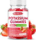 MEENCCD potassium gummies bottle with strawberry-flavored bear gummies, 1000mg potassium bicarbonate