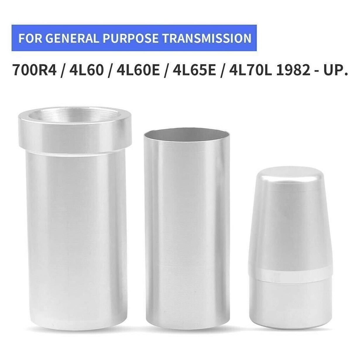 Three-piece silver metal sleeve set for Teflon seal installation