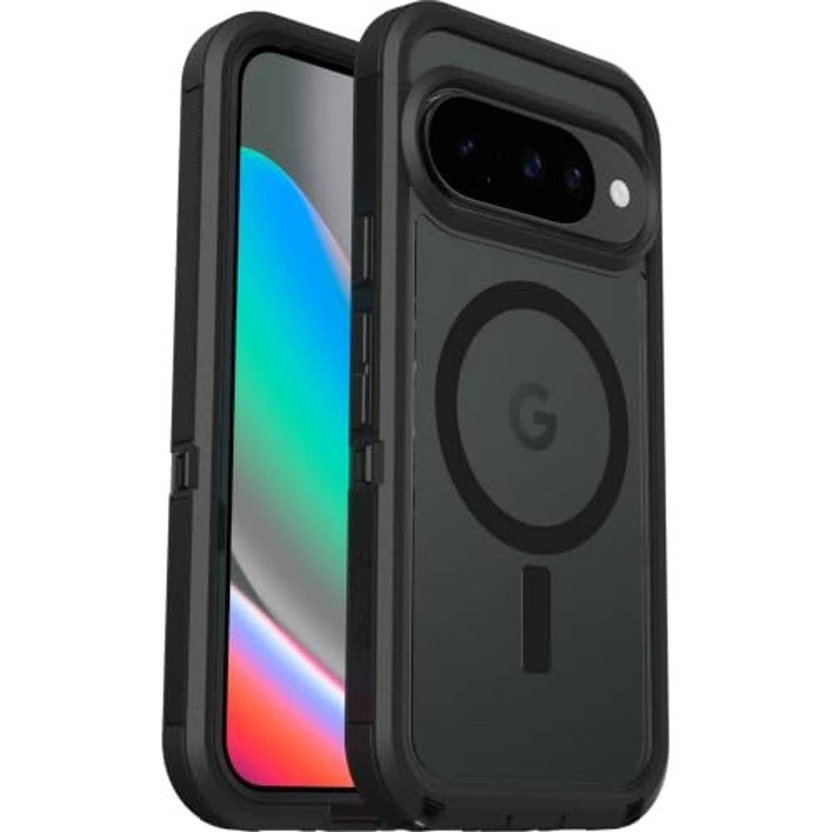 Dark Side Black Defender Pro XT phone case with camera opening and side profile