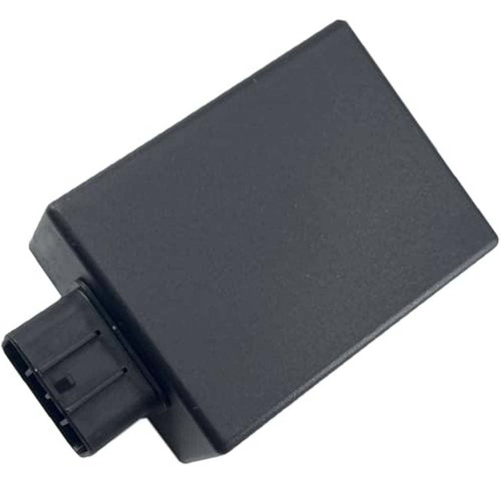 CDI box ignition module with dark casing and side wiring plug
