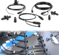 NMEA 2000 network starter kit cable set with multiple black connectors and splitters