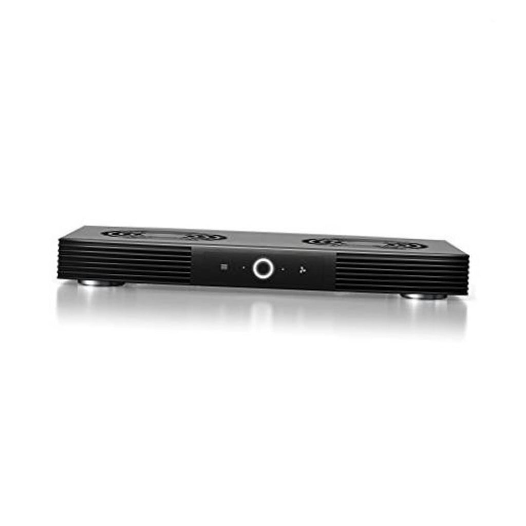 Black top-exhaust cooling fan unit with center power dial and vent grilles