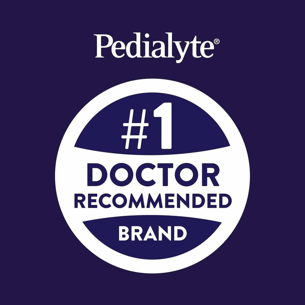Doctor-recommended #1 badge for electrolyte powder packets