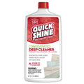 Quick Shine concentrated deep cleaner bottle, red cap, front label for floors