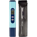 Digital TDS salinity tester with LCD screen and ON/OFF and HOLD buttons